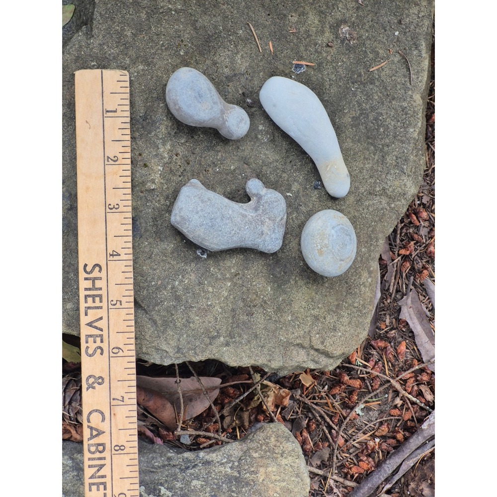 Fox Island WA Natural Fairy Goddess Stones | Set of 4 Wave‑Crafted PNW Talismans - Picture 11 of 14